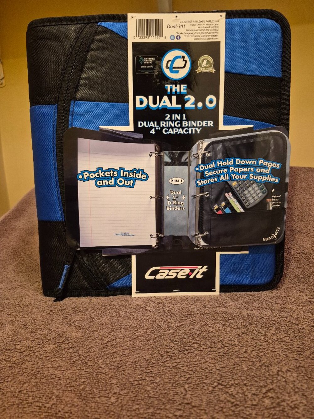 CASE-IT THE DUAL 2.0 ZIPPER BINDER (NEW)